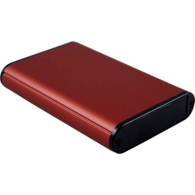 Hammond Electronics 1455B1002RD Profielbehuizing 100 x 71.7 x 19 Aluminium Rood 1 stuk(s)