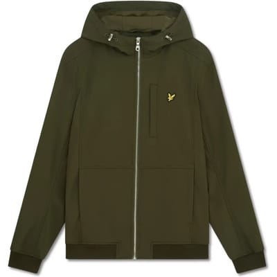 Lyle & Scott - Heren Outdoorjas Softshell Jacket - Groen - Maat M