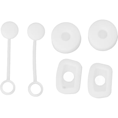 6 STUKS Beker Rietje Stopper Verzegeld Herbruikbaar Rietjes Deksel Vierkant Rond Morsstoppers Silicone Lekstopper Set