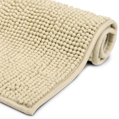 Beautissu Beaumare WR – Badmat Antislip 80x50cm – Douchemat Badkamer Creme