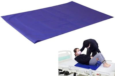 Verpleegmat 98 x 76 cm – Transferhulpmiddel voor stapelbedden – Transferhulpmiddel met lage wrijving, geschikt voor ouderen of mensen met beperkte mobiliteit.