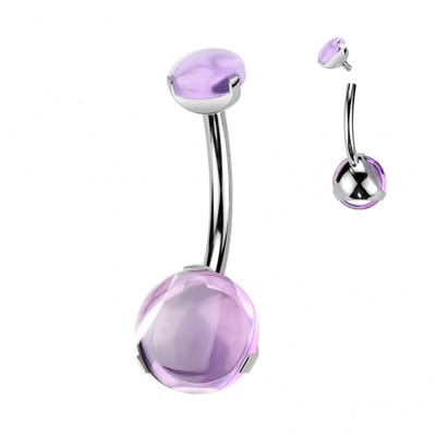 Piercing titanium Amethist - LMPiercings