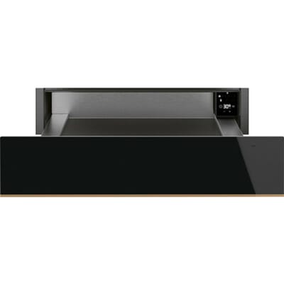 SMEG Warmhoudlade Lade Lade, Dolce Stil Novo, Warmhoudlade, 14 cm, Zwart