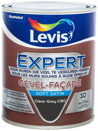 Levis - Expert Gevel Mix - Clear Grey C80 - Mengverf - 1 L