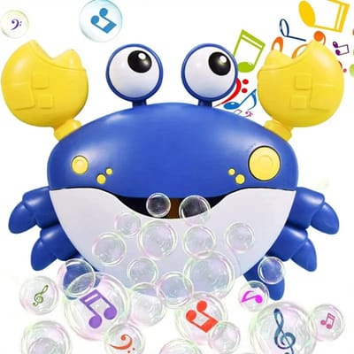 Bovista Bellenblaas Pistool - Bellenblazer - Bellenblaas Speelgoed - Bubble Blaster - Bellenblaasmachine - Speelgoed - Krab - Blauw