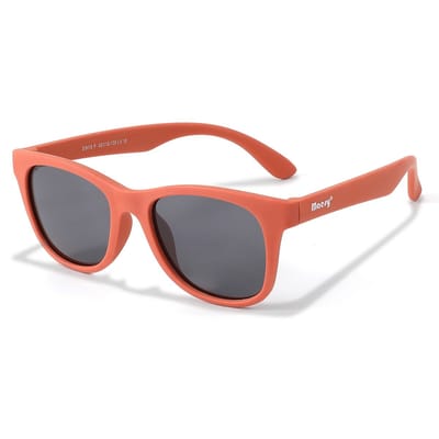 Maesy Kinder Zonnebril Yuki - 6 t/m 12 jaar - Flexibel - UV400 Bescherming - Zonnebril Kind - Terracotta Brique