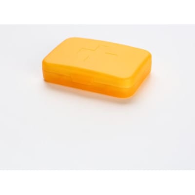 Pillendoos Organizer Container voor Tabletten Reis Kleine Tablet Doos Tarwestro Medicijn Container Organizer Dozen geel