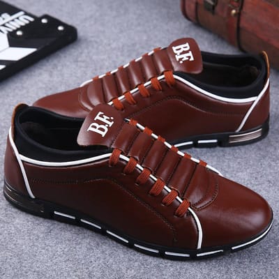 Nieuwe Herenmode Leren Schoenen Alles-match Britse Sportstijl Casual Herfst en Winter Grote Maat Herenschoenen 48