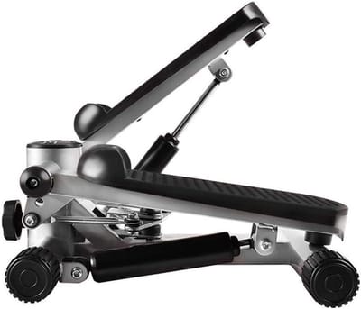 Mini Stepper - Hometrainer - Fitness Thuis - Verstelbare Weerstand - 120 kg Belasting - Zwart