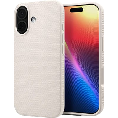 Spigen Liquid Air Hoesje Geschikt voor Apple iPhone 17 - Back Cover Flexibel TPU Titanium