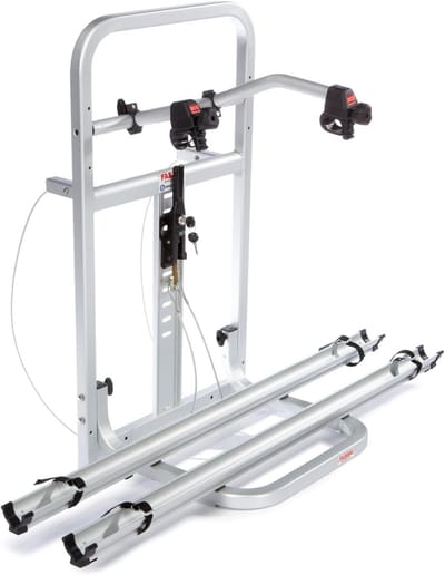 Fietsendrager Achterzijde - Fietsdrager Auto - Vervoer Fietsen - Aluminium Kunststof - 120x70x96cm - Zwart