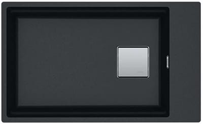 Franke Kubus 2 - Fragraniet spoelbak KNG 110-62, 76x46 cm, onyx 125.0512.515