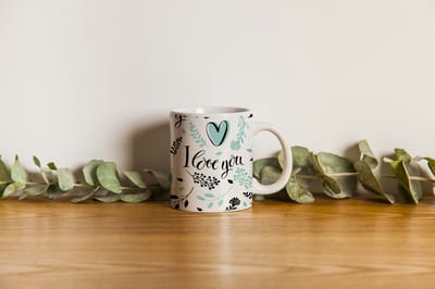 Smartphonica Mok met I love you opdruk - Geschikt als Valentijnsdag cadeau - liefde