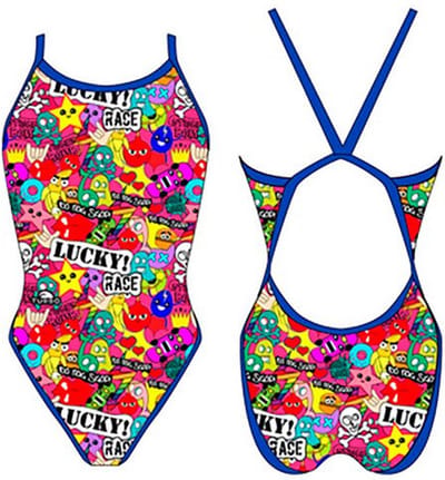 Turbo Lucky Race Revolution Zwemkleding Roze 12-24 Months Meisje