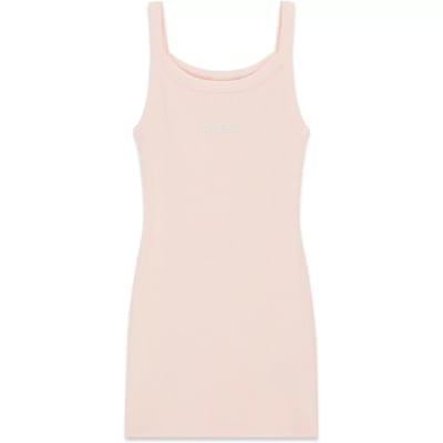 Geribbelde t-shirt jurk voor meisjes Guess Mini Me