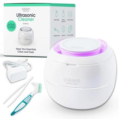 Ultrasone reiniger met UV-lamp - Snelle desinfectie voor sieraden en tandprothesen