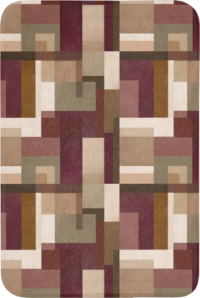 Badmat 60x90 cm - Antislip - Modern - Geometrie - Kleurrijk - Badmatten voor badkamer - Badkamermat - Douchemat - Badkamer mat