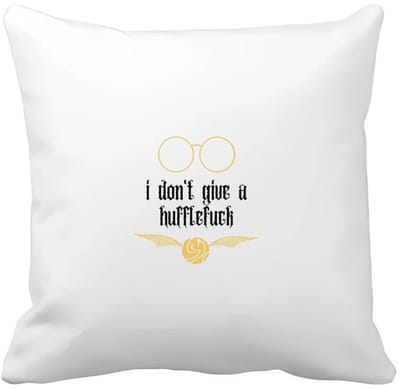 Akyol - i don't give a hufflefuck Kussen hoes - Quotes - het boeit mij niet - grappige tekst - quotes - verjaardagscadeau - verjaardag - cadeau - kado - geschenk - gift - 40 bij 40 cm