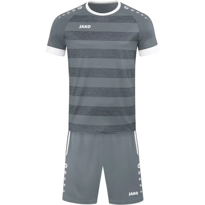 Jako Celtic Melange Shirt Korte Mouw Heren - Steengrijs | Maat: M
