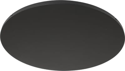 Plafondplaat Ø 70 cm - zonder gaten - zwart