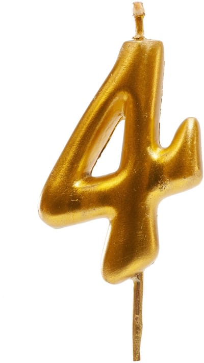 Dekora Gold Comic Birthday Candle - 4