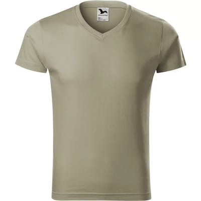T-shirt met V-hals Malfini Slim 146