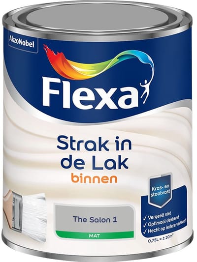 Flexa - Strak In De Lak Binnenlak Mat - The Salon 1 - Mengverf - 750 Ml