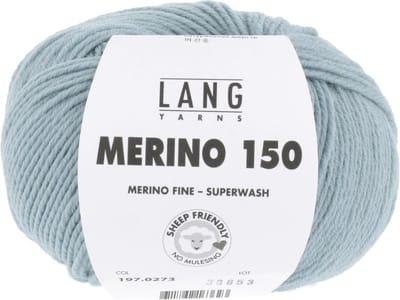 Lang Yarns Merino 150 - 273 donker mint - Merinowol Garen