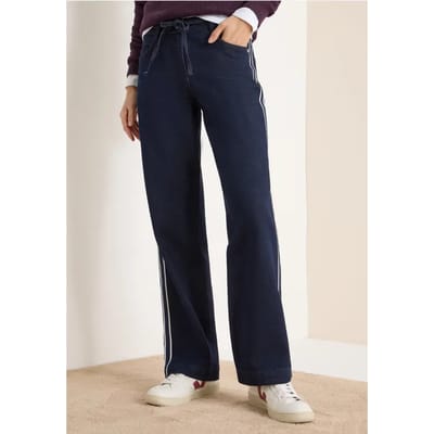 Jeans met gallonstrepen