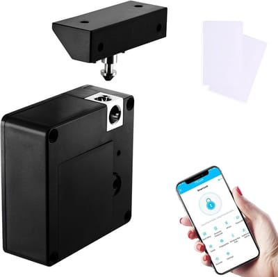 Smart Drawer Lock, RFID Electronic Kitchen Cabinet Lock, Furniture Lock with App NFC, Mailbox Lock, Child Security - ShopVlot