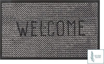 MD Entree - Deurmat - Schoonloopmat met antibacteriële werking - SAFE HOME COLLECTION - Welcome - 45 x 75 cm