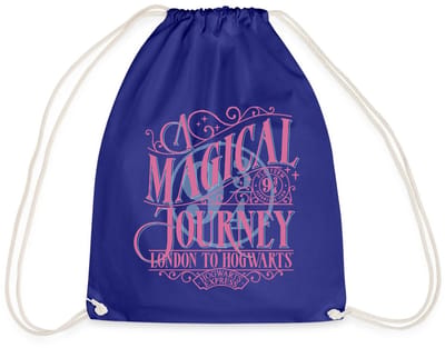 Harry Potter Perron 9 ¾ Ontwerp In Roze & Blauw Gymtas