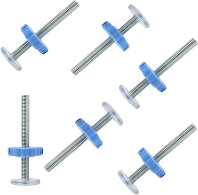 Duurzame Push Screws voor Kinder- en Huisdierhekken, M10 Spindle Rods voor Veilige Deuren en Trapbescherming, Blauw