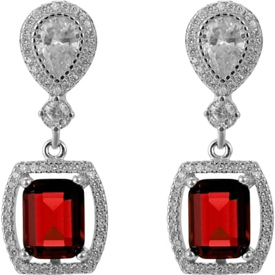Orphelia 'Enora' Dames 925 Sterling Zilveren Hangoorbellen - Zilver ZO-7426/RU