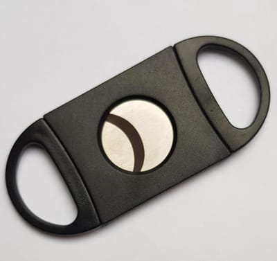 Sigarenknipper - Zwart met roestvrijstalen messen - Sigar Cutter