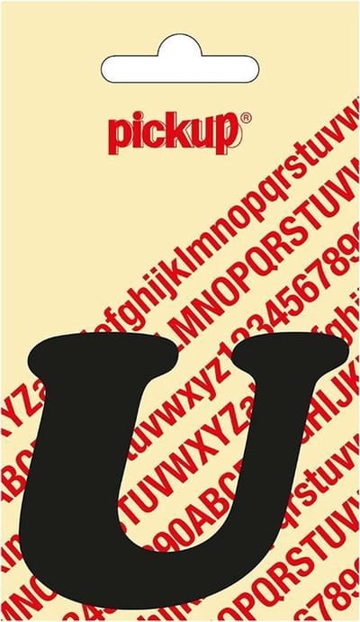 Pickup plakletter CooperBlack 60 mm - zwart U
