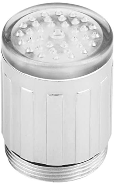 Dailygoods - Kleurrijke LED kraan - 3 kleurtemperaturen - Temperatuurgevoelig - Roestvrij staal - Keuken en badkamer - LED verlichting