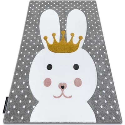Kleden Rugsx Tapijt PETIT BUNNY KONIJNTJE KONIJN grijskleuring 120x170 cm