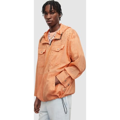 AllSaints Loco Jacket Peached Orange Size: M | Light Jackets Outlet | Heren | Oranje