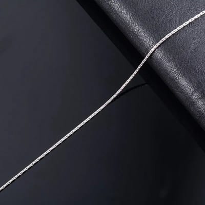 Aramat Jewels | Halskettingen | RVS Zilverkleurige Slangenketting unisex | 50cm / 1.6mm |50cm | | Staal | Volwassenen | Verkleurd niet