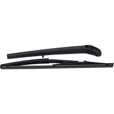 Jeu de bras d'essuie-glace et lame d'essuie-glace arrière pour Fiat Panda Active Dynamic Eleganza 04 12 black
