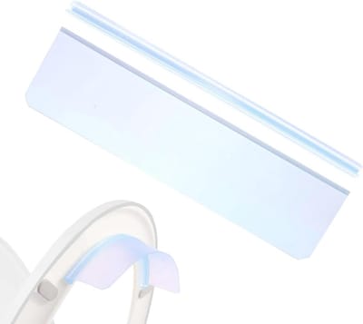 Toilet Splash Guard - Urine Deflector - Badkamer Hygiëne - Flexibel en Stevig - 25.5x10 cm - Multicolour