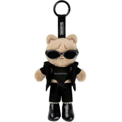 BLACKPINK [DEADLINE POP-UP] Porte-clés Peluche Personnage MD Officiel LONG Jennie black