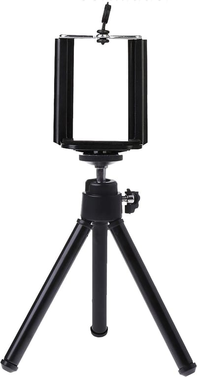 Tripod Smartphone Mini Camera Statief Aluminium Universeel - Zwart