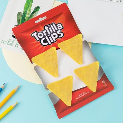 Creatieve plastic clip opslag aardappelchip clip snacks sluitclip rand naai positioneringsclip rekening clip