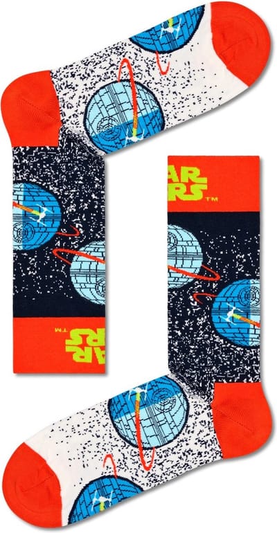 Happy Socks Star Wars Death Star Sock - unisex sokken - Unisex - Maat: 36 - 40