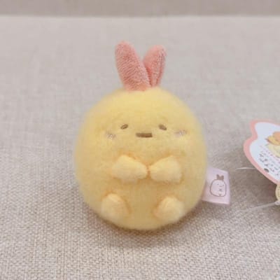 San-X Sumikko Gurashi Pluizige Mochi Serie Pluche Pop Ebi Fry Pinguïn Zacht Knuffelig Tempura Garnalen Handheld Knuffelpop Ornament white
