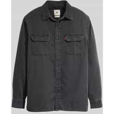 Overhemd Lange Mouw Levis 19573 0216 - JACKSON WORKER OVERSHIRT-COSMO WASHED BLACK