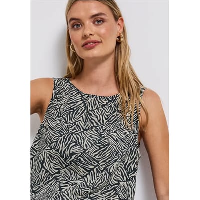 Top met knoopsluiting