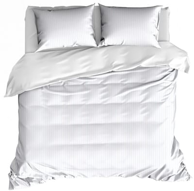 De Witte Lietaer Dekbedovertrek Lola Sky Blue - 260 x 240 + (2x) 60 x 70 cm - Katoen Percal